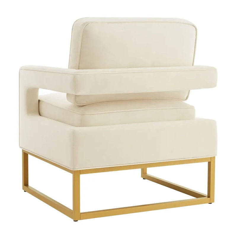 Luxe Velvet Accent Chair Zambaldi