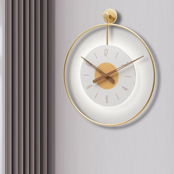 LuxeTime Illuminated Wall Clock