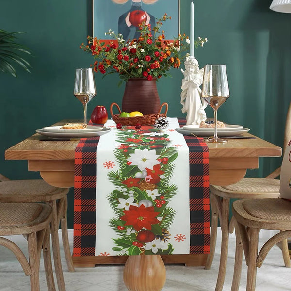 Merry Christmas Table Runner Cloth