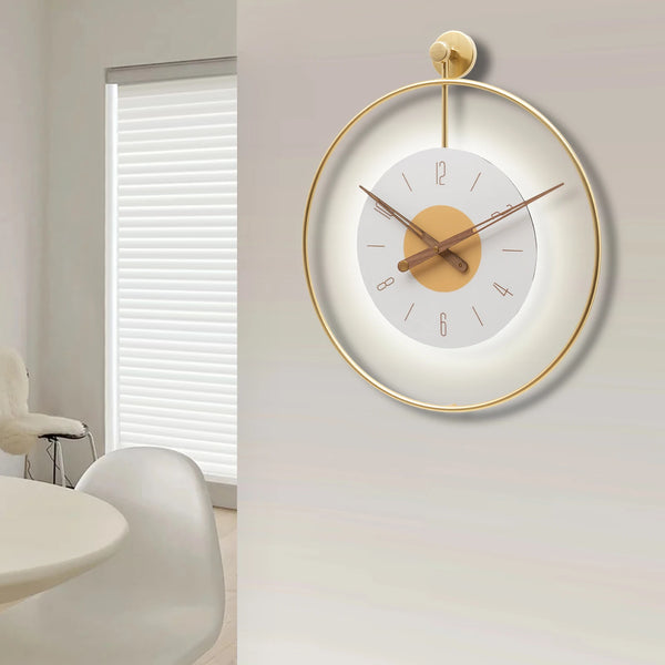 LuxeTime Illuminated Wall Clock