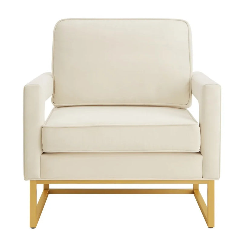 Luxe Velvet Accent Chair Zambaldi