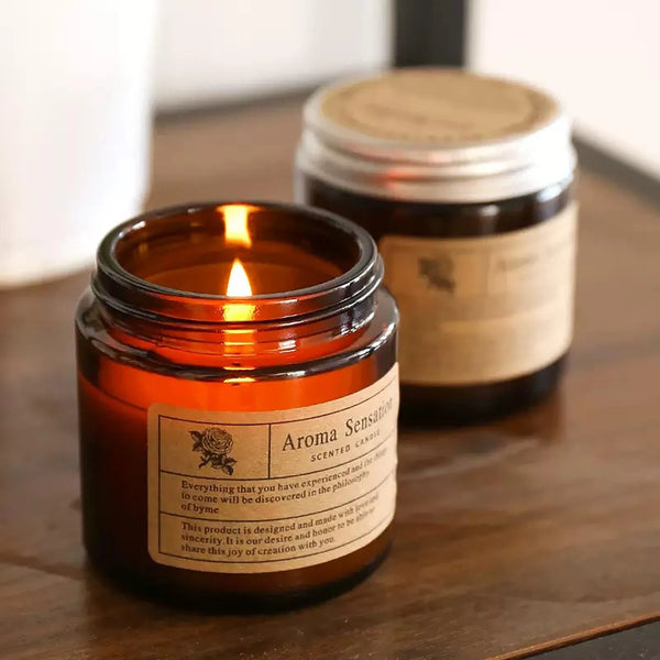 Handmade Soybean Wax Aromatherapy Pillar Candle