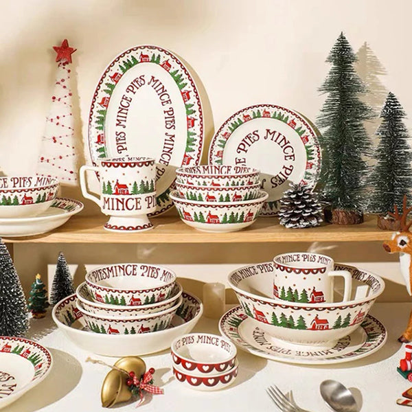 Christmas Series Plate Tableware